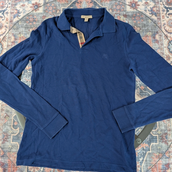 Burberry Blue Long Sleeve Shirt - Picture 10 of 10